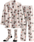 Printualist Personalized Pajamas with Faces – Custom Photo Pajama Sets for Men Women Family Pet Matching Couple Pjs Xmas Gift
