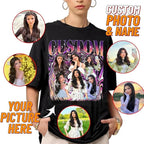 NAZENTI Custom Valentine Shirt Gifts for Boyfriend, Customized Bootleg Rap Tee