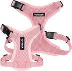Voyager Step-in Pet Harness - All Weather Mesh, Adjustable Step in Harness for Cats and Dogs by Best Pet Supplies - Pink, S