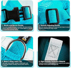 wanheart Cat Harness and Leash Set - Escape Proof Adjustable Breathable Vest for Cats, Soft Mesh Padded Harness with Reflective Strips - Easy Control for Kittens, Indoor & Outdoor Cats (Emerald, XL)