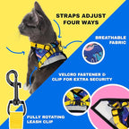 Travel Cat Harness and Leash Set - Adjustable Fit Harness and Reflective Strap - Comfort Walking Vest for Kitten for Outdoor Walking, Hiking (Small, 90s Cat)