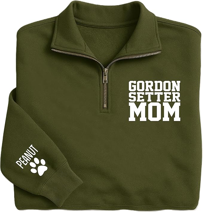 UrbanNEST Custom Dog Mom Sweatshirt, Cute & Cozy Gift for Dog Lovers, Perfect for Pet Moms