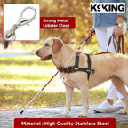 Service Dog TAG Small Breed Premium Double Sided Identification .999 Inch Engraved - Bold Protected Under Federal Law With Medical Alert Symbol - Easily Attach to Collar, Harness and Service Vest