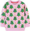 Bumeex Toddler Girl Sweatshirt Clothes Outfit,Cotton Crewneck Christmas Clothing