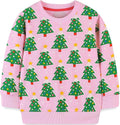 Bumeex Toddler Girl Sweatshirt Clothes Outfit,Cotton Crewneck Christmas Clothing