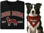 NAZENTI Personalized Dog Mom Sweatshirt, Cat Lovers Gift, Matching Dog and Owner Sweater, Gift Christmas Memorial Birthday
