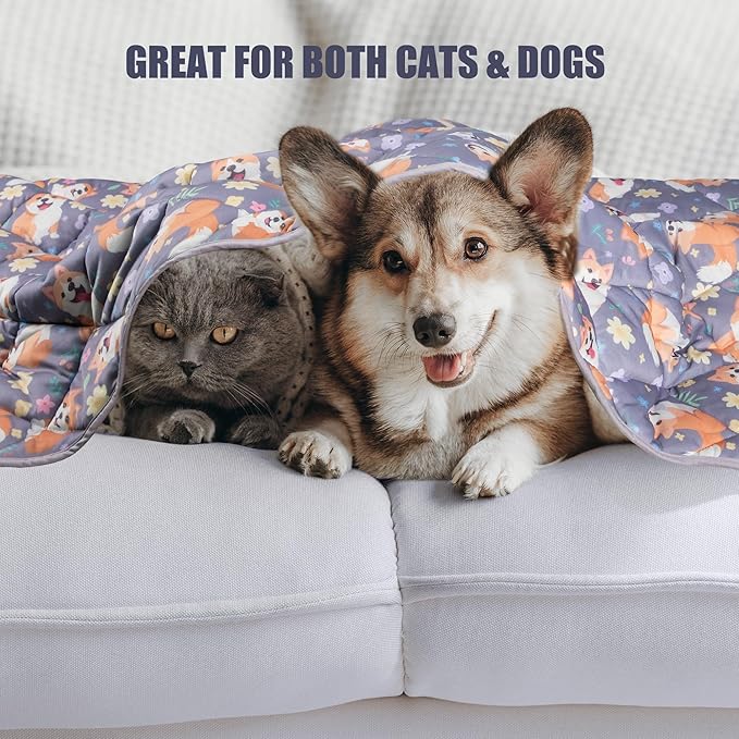 Leekalos Dog Cooling Mat - Summer Portable Pet Cooling Cushion & Blanket for Cats & Dogs