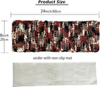 Cat Window Sill Pet Pad Window Perch, Knitted Windowsill Pet Mat Pillow Seat Bed,Double Sided Cat Cushion for Window Sill (Mixed Color, 8"x24")