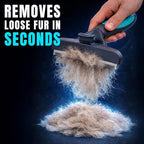 deShedding Tool for Medium/Large Cats and Dogs, Long Hair, Removes Loose Hair from Shedding