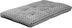 MidWest Homes for Pets XL QuietTime Deluxe Gray Ombré Swirl Plush Pet Bed, Machine Washable, Non-Skid Bottom, Soft Crate Mat for 48-inch Crates