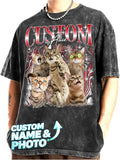 NAZENTI Custom Valentine Shirt Gifts for Boyfriend, Customized Bootleg Rap Tee