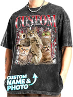 NAZENTI Custom Valentine Shirt Gifts for Boyfriend, Customized Bootleg Rap Tee