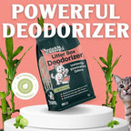 Sprinkle & Sweep Litter Box Deodorizer - Cat Litter Deodorizer Non Toxic and Safe for Kittens - Instantly Eliminates Foul Smells and Urine Odors (1 Bag + Speed Sifter)
