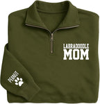 UrbanNEST Custom Dog Mom Sweatshirt, Cute & Cozy Gift for Dog Lovers, Perfect for Pet Moms