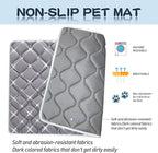 Bubble bear Dog Crate Pad - Ultra Soft, Washable Crate Mat, Anti-Slip Kennel Pad for Small/Medium/Large Dogs, Dark-Hued to Hide Stains (36"x23")