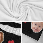 Custom Pajamas Pants with Photo for Men Women:Made in USA Personalized Pajama Trousers,Gifts for Wife Husband