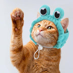 Weewooday 5 Pieces Cat Costume Bunny Hat Outfit with Ears Funny Cat Hat and Small Dogs Kitten Puppy Party Easter Costume Accessory Headwear(Classic Style)