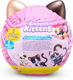 Pets Alive Smitten Kittens Series 2 (Calico Cat) by ZURU – Interactive Plush Cat Toy with 10 Sounds, Surprise Unboxing, Soft Collectible Pet for Ages 3+