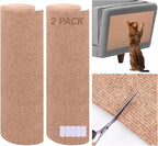2 Pack Cat Scratch Furniture Protector Trimmable DIY Climbing Scratching for Indoor Couch Protector from Cat Claws, Walls and Tower Replacement (Beige, 15.7'' x 23.6'')