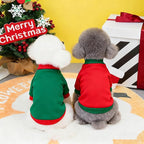 Custom Dog Hoodie, Personalized Sweatshirt with Photo Text Name Logo, Customized Hooded Sweater for Small Medium Large Dogs & Cats (Red + Green Sleeves, XX-Large)