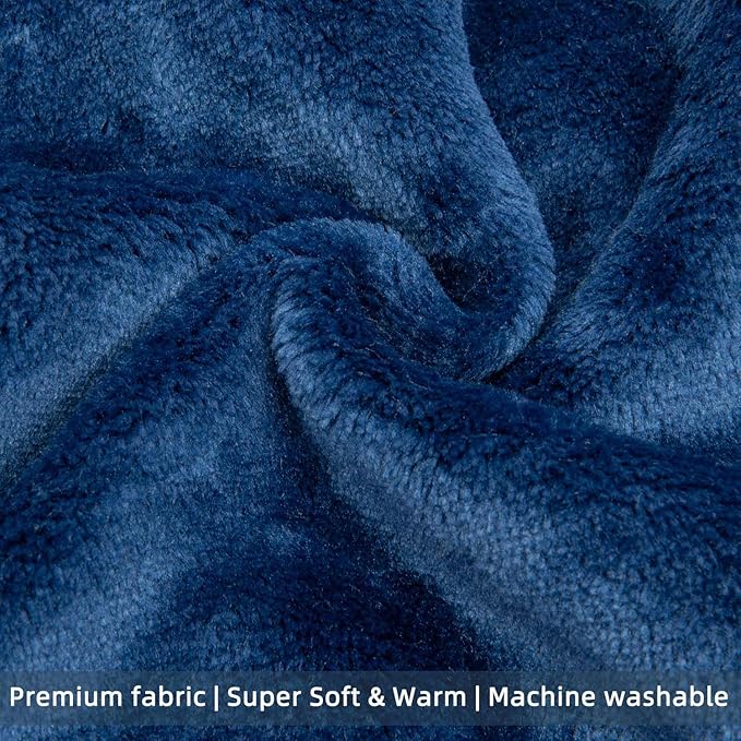 FabriCastle Dog Hoodie Sweater for Small Dogs Boy and Girl, Dog Clothes XS XXS Puppy Sweatshirt, Pet Outfit, Cat Clothing Super Soft Warm Snap On Closure (Navy, Small)