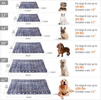 Mora Pets Dog Bed Crate Pad Ultra Soft Pet Bed with Cute Star Print Washable Crate Mat for Large Medium Small Dogs Reversible Fleece Dog Crate Kennel Mat Cat Bed Liner 21 x 12 inch Dark Blue