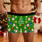 M YESCUSTOM Custom Faces Funny Short Briefs Gift for Husband Underwear