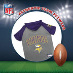 Pets First NFL Minnesota Vikings Hoodie for Dogs & Cats. | NFL Football Licensed Dog Hoody Tee Shirt, Medium| Sports Hoody T-Shirt for Pets | Licensed Sporty Dog Shirt
