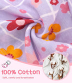 Girls and Toddlers 100% Cotton Underwear Tagless Soft Panties Size 2-3T,4-5T,6,8,10,12 (6-Pack)