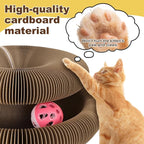 Cardboard Cat Toy, Flexible Magic Organ Cat Scratcher, Foldable & Reversible Cat Scratching Board Scratcher Pad, Interactive Cardboard Accordion Kitty Toy for Indoor Cats 2-Pack
