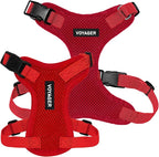 Voyager Step-in Pet Harness - All Weather Mesh, Adjustable Step in Harness for Cats and Dogs by Best Pet Supplies - Red, S