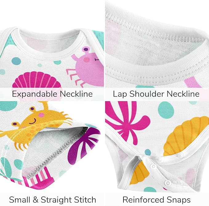 Baby Clothes Set Infant Bodysuits Pants Sets 0-24M For Boys Girls