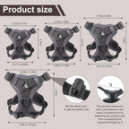 Wanheart Summer cat Chest Harness and Leash, Anti-Escape Adjustable Soft mesh cat Leash and Chest Harness Set for All Types of Cats cat Vests (Emerald, S)
