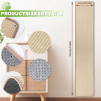 Natural Sisal Cat Wall Climbing Carpet, Wall Scratcher Carpet Mat Pad, Cat Climbing Wall, Tall Scratching Post, Wall Floor Couch Sofa Protector, Scratching Pad for Indoor Cats （78.7" Lx15.7 W, 1PC）