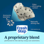 Fresh Step Simply Unscented Clumping Litter, Fresh Step Unscented Cat Litter With Activated Charcoal Technology, 14 lb. Box