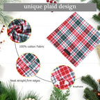 ARING PET Christmas Dog Bandanas, Red Green Pink Holiday Pet Bandana Scarf Triangle Bibs for Puppy Small Medium Large Boy Girl Dogs Cats-L