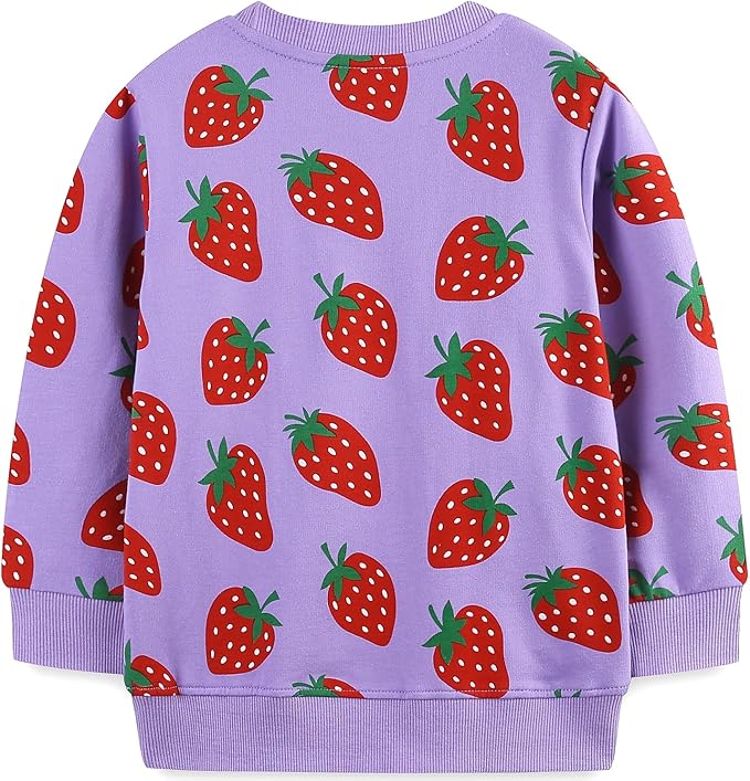 Bumeex Toddler Girl Sweatshirt Clothes Outfit,Cotton Crewneck Christmas Clothing