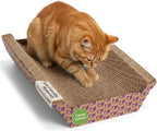 SmartyKat Super Scratcher Chaise Corrugated Cat Scratcher, Catnip Infusion Technology - Brown, One Size