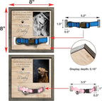 Pet Memorial Gifts Bereavement Gifts Cat Memorial Dog Loss Sympathy Custom Cat Picture Collar Frames Keepsakes Death Remembrance Funerary Decor Wall Best Dog Ever