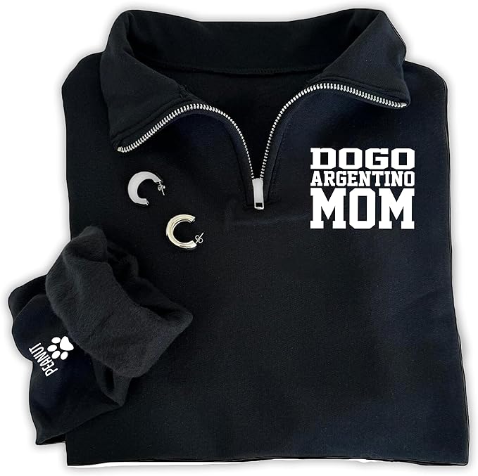 UrbanNEST Custom Dog Mom Sweatshirt, Cute & Cozy Gift for Dog Lovers, Perfect for Pet Moms
