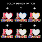 H-DEWALL Custom T Shirts Mineral Wash Tshirt Bootleg Rap Tee Customized Gifts for Boyfriend Birthday Shirts Tops for Women