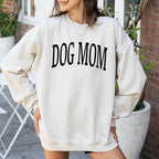 moonloom Dog Mom Sweatshirt, Animal Lover Gift, Custom crewneck with pet name on sleeve