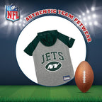 Pets First NFL New York Jets Hoodie for Dogs & Cats. | NFL Football Licensed Dog Hoody Tee Shirt, Large| Sports Hoody T-Shirt for Pets | Licensed Sporty Dog Shirt