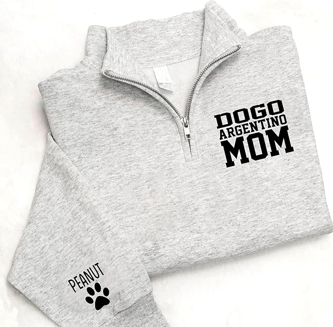 UrbanNEST Custom Dog Mom Sweatshirt, Cute & Cozy Gift for Dog Lovers, Perfect for Pet Moms