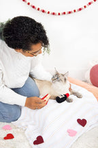 Pearhead Pet Cheese & Wine Cat Toys Set of 2 – Plush Catnip Toys with Crinkle & Rattle, Valentine’s Day Interactive Cat Toys for Indoor Cats