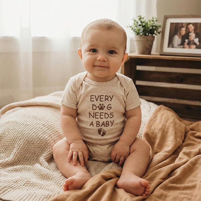 COUPLEHOODIES Personalized Baby Onesie Bodysuit – Custom Embroidery Gift for Pregnancy Reveal Baby Shower or First Grandchild