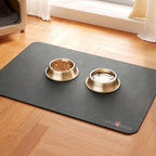 Cat Dog Food Mat, Rapid Water Absorption Dog Mat for Food and Water,100% Waterproof Cat Dog Bowl Mat, Pet Food Mat for Messy Drinkers to Protect Floors, Pet Accessories Supplies