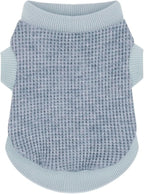Cozy and Functional Dog Shirts for Small Puppies: Stretchable Blue Attire with Easy-On Design, Ideal for Chihuahuas and Yorkies - Enhance Comfort and Playfulness on Chill Days Small