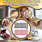 20 Packs Foams Compatible with Els Pet Litter Box, Precise Cut Seal Cat Litter Self Cleaning Replacement Part to Prevent Litter Spillage, Red & Black