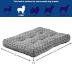 MidWest Homes for Pets XS QuietTime Deluxe Gray Ombré Swirl Plush Pet Bed, Machine Washable, Non-Skid Bottom, Soft Crate Mat for 22-inch Crates